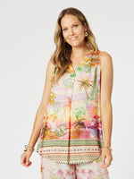 Passport Print Cami - Sunset Multi