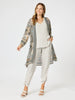 Lux Ruche V-neck Top - Champagne