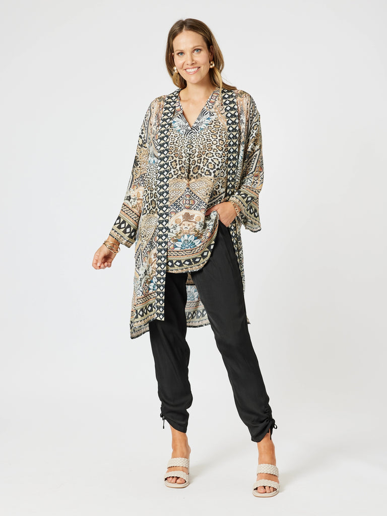 Lux Ruche Tie Pant - Black rc&co