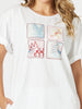 Capri Print Tee - White RC&CO