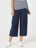 Lino Wide Leg Pant - Navy