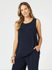 Basic Travel Jersey Tank - Navy rc&co