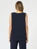 Basic Travel Jersey Tank - Navy rc&co
