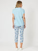 Alexandria Pant-Blue/White