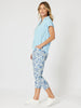 Alexandria Pant-Blue/White