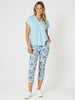 Alexandria Pant-Blue/White