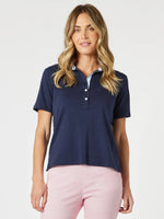 Classic Rib Polo - Navy