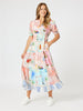 Capri Print Maxi Dress - Pastel Multi