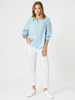 Crayon Stitch Shirt - Sky Blue