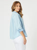 Crayon Stitch Shirt - Sky Blue rc&co