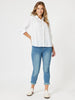 Crayon Stitch Shirt - White  RC&CO