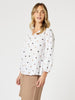 Rattan Embroidered Top - White/Natural RC&CO
