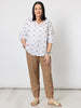Rattan Embroidered Top - White/Natural RC&CO