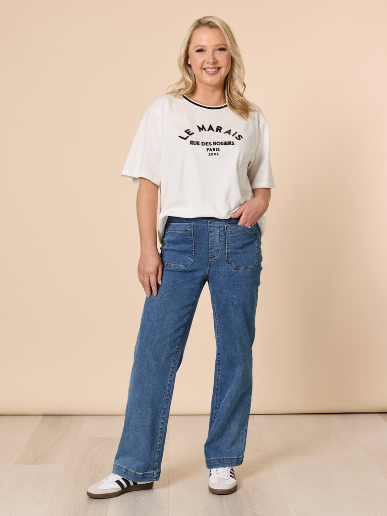 Le Marais Print T-Shirt - White RC&CO