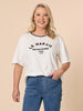 Le Marais Print T-Shirt - White RC&CO