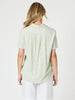 Piper Stripe Print Shirt - Sage/White rc&co