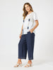 Geometric Print Top - White/Navy rc&co