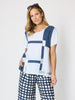 Geometric Top - White/Silver rc&co