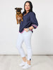 Ric Rac Top - Navy