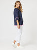 Ric Rac Top - Navy RC&CO