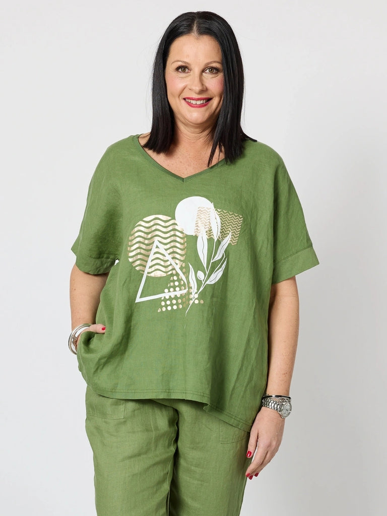 Amazon Forest Top - Green