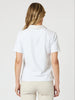 Polo Top - White/Natural rc&co
