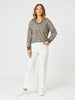 Le Marais V Neck Top - Animal rc&co