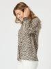 Le Marais V Neck Top - Animal rc&co