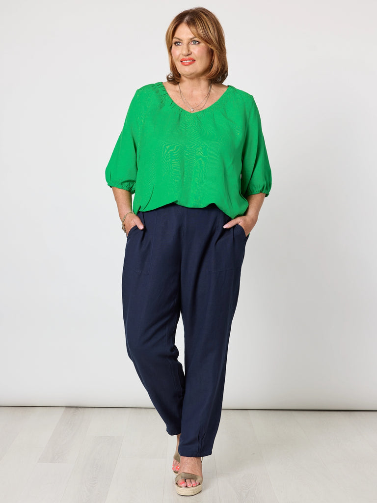 Lino Tapered Pant - Navy RC&CO