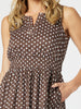 Get Spotty Print Dress - Koko White rc&co