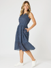Get Spotty Print Dress - Navy/White rc&co