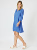 Mykonos Check Dress - Sardinia Blue RC&CO