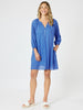 Mykonos Check Dress - Sardinia Blue RC&CO