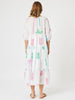 Pina Colada Midi Dress - White Multi
