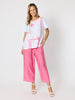 Top Stitch Pant - Candy