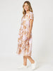 Haiti Floral Print Dress - Pink/Natural RC&CO