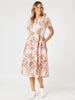 Haiti Floral Print Dress - Pink/Natural RC&CO