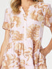 Haiti Floral Print Dress - Pink/Natural RC&CO