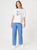 Marine Wide Leg Pant - Blue rc&co