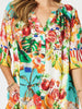 Positano Print Dress - Orange Multi rc&co