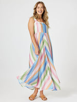 Lucy Stripe Print Sundress - Stripe