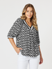 Diamonds are Forever Top - Black/White rc&co