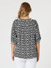 Diamonds are Forever Top - Black/White