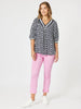 Diamonds are Forever Print Top - Navy/White rc&co