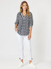 Diamonds are Forever Print Top - Navy/White rc&co