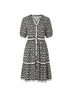 Diamonds are Forever Tier Dress - Black/White rc&co