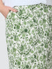 Alexandria Floral Print Skirt - Basil White rc&co