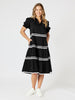 Ric Rac Dress - Black