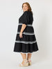 Ric Rac Dress - Black