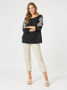 Jackie Embroidered Tee - Black/White RC&CO
